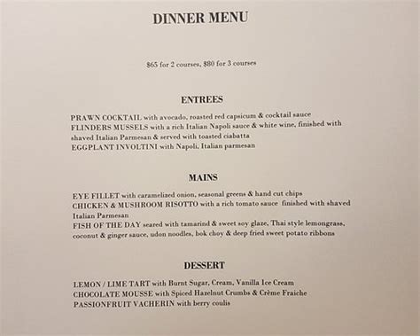 village cafe & wine bar flinders reviews|Our Menu .